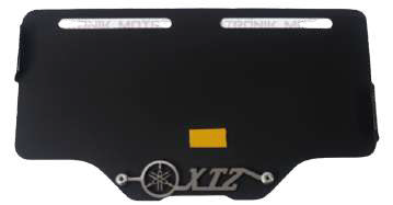 Porta placa negro 3D XTZ