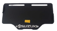 Porta placa negro 3D SUZUKI