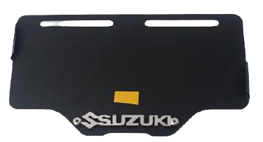 Porta placa negro 3D SUZUKI