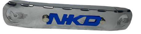 Emblema frontal NKD cromo 3D