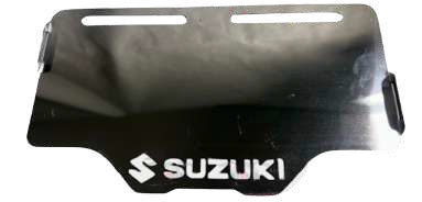Porta placa cromado 2D SUZUKI