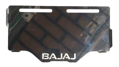 Porta placa cromado 2D BAJAJ