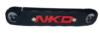 Emblema frontal NKD negro 3D