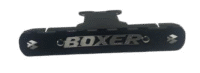 Emblema Boxer negro 3D cromo