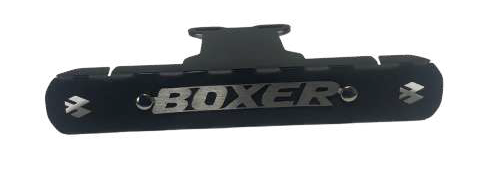 Emblema Boxer negro 3D cromo