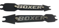 Estabilizador de tijera Boxer negro 3D cromo