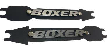 Estabilizador de tijera Boxer negro 3D cromo