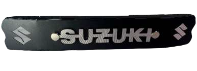 Emblema suzuki negro 3D cromo