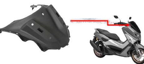 Sostenedor de visor NMAX 155/2018 v1