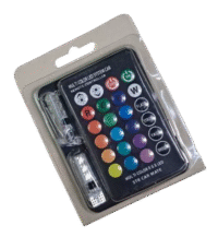 Bombillo bayoneta con control colores