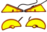 Ojos para la placa de lujo