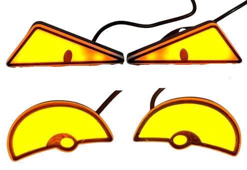 Ojos para la placa de lujo