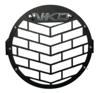 Protector farola NKD negro 3D cromo