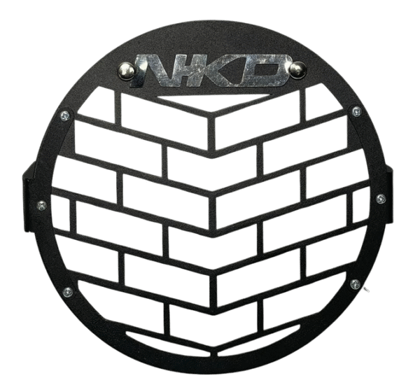 Protector farola NKD negro 3D cromo