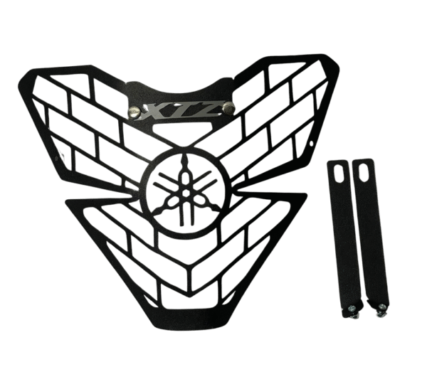 Protector farola XTZ 3D cromo