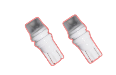 Bombillo Bayoneta cerámica Rojo x10