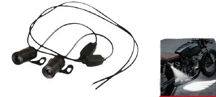 Luz led alas para moto