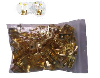 Terminal aluminio hembra #1 x100