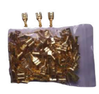 Terminal aluminio hembra #6 x100