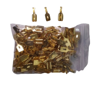 Terminal aluminio hembra #8 x100