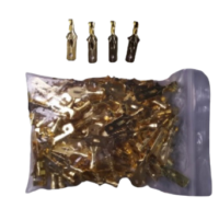 Terminal aluminio macho #1 x100